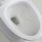 مرحاض الحمام القياسي الأمريكي بارتفاع مريح باللون الأبيض مع تدفق مزدوج قوي