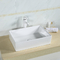 بالوعة الحمام ذات السطح السلس تصميم رائع وقوي من السيراميك لحوض غسيل مستطيل الشكل