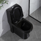 مراحيض سوداء مطولة من قطعة واحدة 1.6 Gpf Siphon Jet أنظمة تنظيف المرحاض